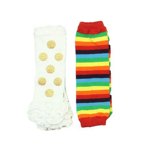 Unknown Brand Girls White | Gold | Multi Stripes Accessory size: *0-12 Months